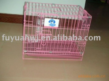 Powder coated dog cages