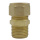 Compression Brass straight male coupler