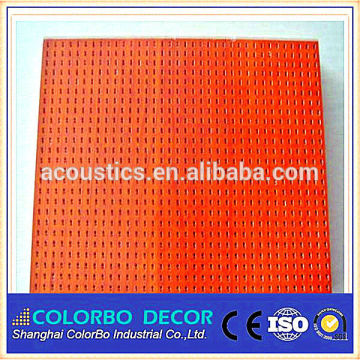 building material ceiling MDF sound absorber panel