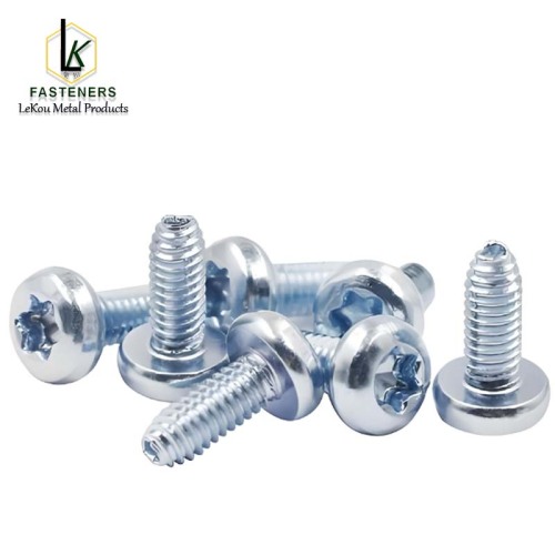 Tornillos autorroscantes autoblocantes trilobulares de cabeza plana Torx