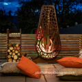 Portable Outdoor Fireplace Bowl and Indoor Fire Pit Bowl in Marble