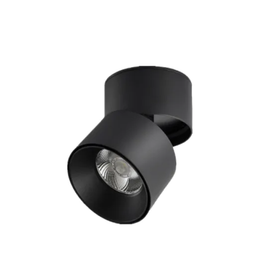 Black LED COB Surface Mounted Downlight with 5 Years Warranty