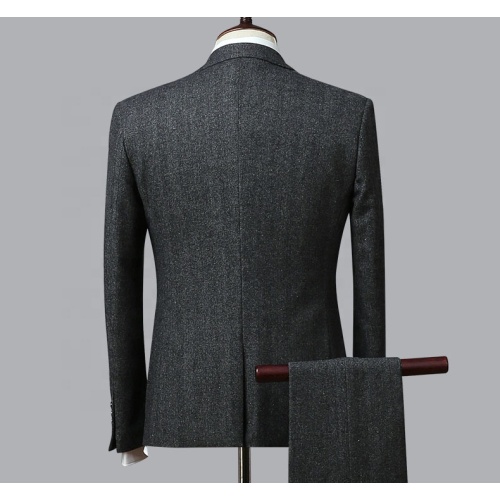 Custom Wool and Polyester Fabric Business Suits