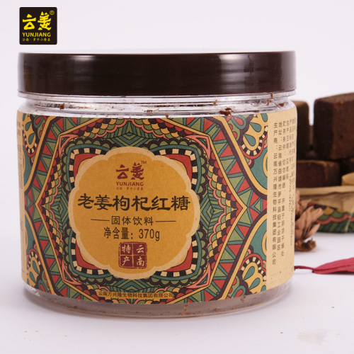 370 g de azúcar moreno con jengibre añejo y baya de goji