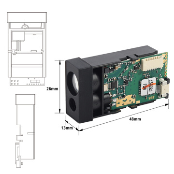 80m Laser Long Range Rangefinder for Embedding