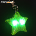 Led licht reflecterende Star Hanger sleutelhanger voor kind