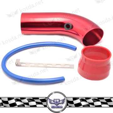 Universal 3'' cold Air Intake Pipe Short Type, aluminium car air filter intake pipe