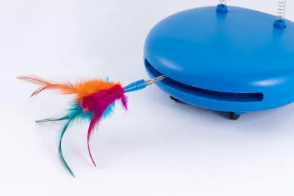 Automatic Cat Teaser Toy with Tail