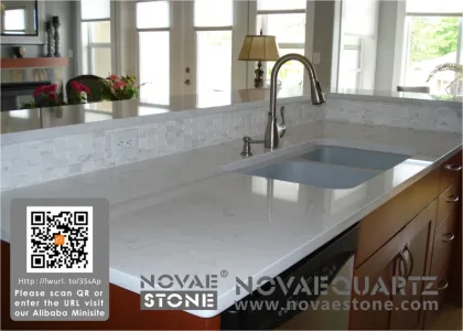 NV701 White Chocolate Quartz Stone