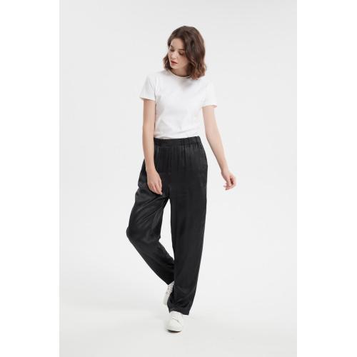 Long viscose pants, woven leisure pant for sports