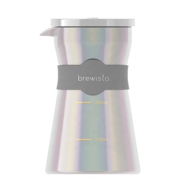 Classic Series 400ml Glass Coffee Sharing Pot - Pour-Over Drip Coffee Server