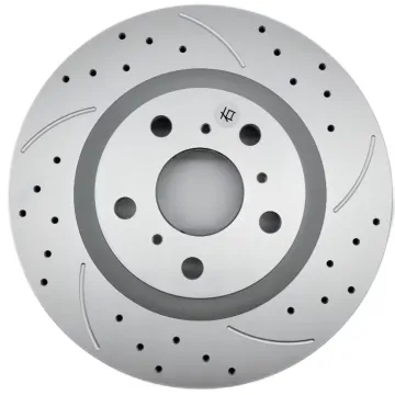 Front 321.1x30mm Drilled and Slotted Disc Brake Rotor 92170769 for Pontiac