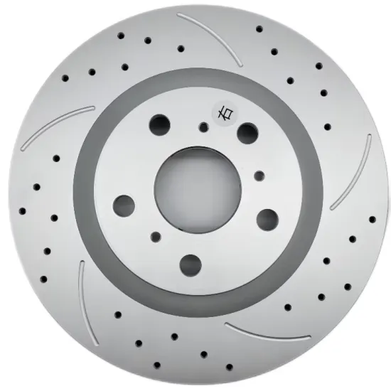 Front 321.1x30mm Drilled and Slotted Disc Brake Rotor 92170769 for Pontiac