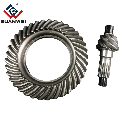 Crown Wheel and Pinion Gear Bevel Gear 6:37 PS-125 for Mitsubishi Fuso