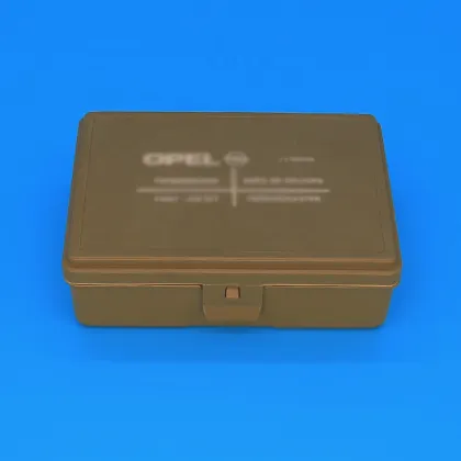 Shaoxing factory medical outdoor care grey plastic first aid medical supplies box