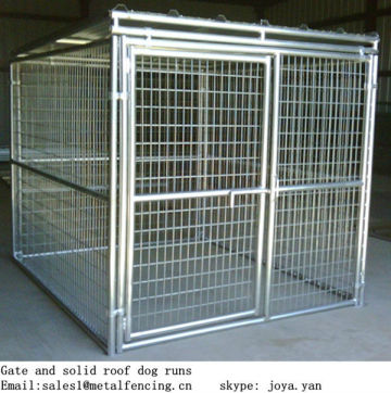5'x10'x6' big dog house clamp connector dog runs solid roof dog kennels