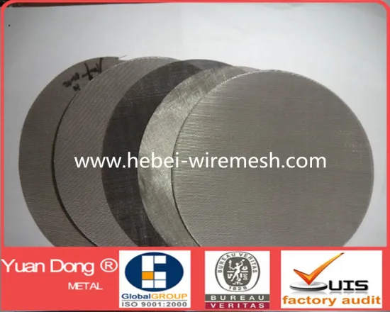 Round Panel Mesh/black wire cloth in round/stainless steel wire cloth in round