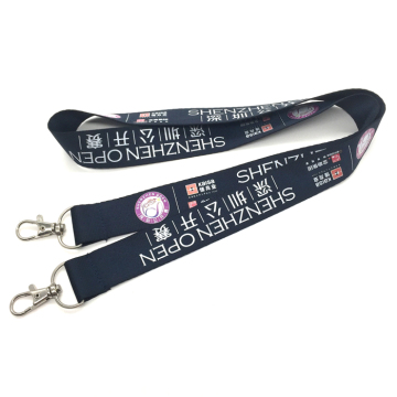 Double Ended 25mm Printed Nylon Lanyards