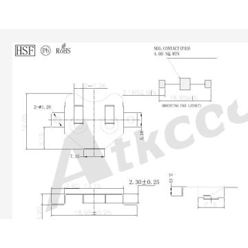 CR1225 CR1216 CR1220 Metal Battery Holder/Retainer Surface Mount (SMT/SMD)