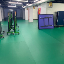 Corte de tenis de mesa PVC Flooring usó piso deportivo