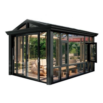 Modern Western Style Luxury Greenhouse with Aluminum Alloy Glass Frame