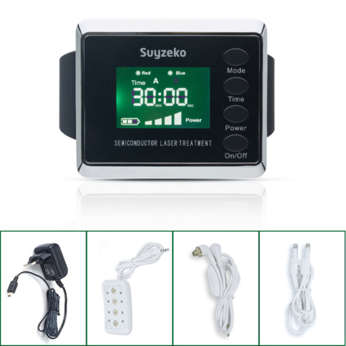 LLLT Red Light Blue Light Laser Treatment Watch