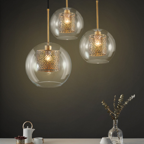 LEDER Oversized Glass Pendant Light