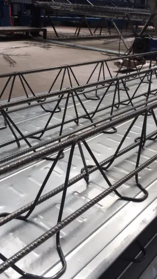 Steel bar truss girder for construction