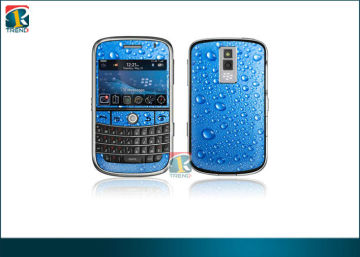 Personalized Customized Blue 3m Fullbody Vinyl Skin For Phone Blackberry Bold 9000