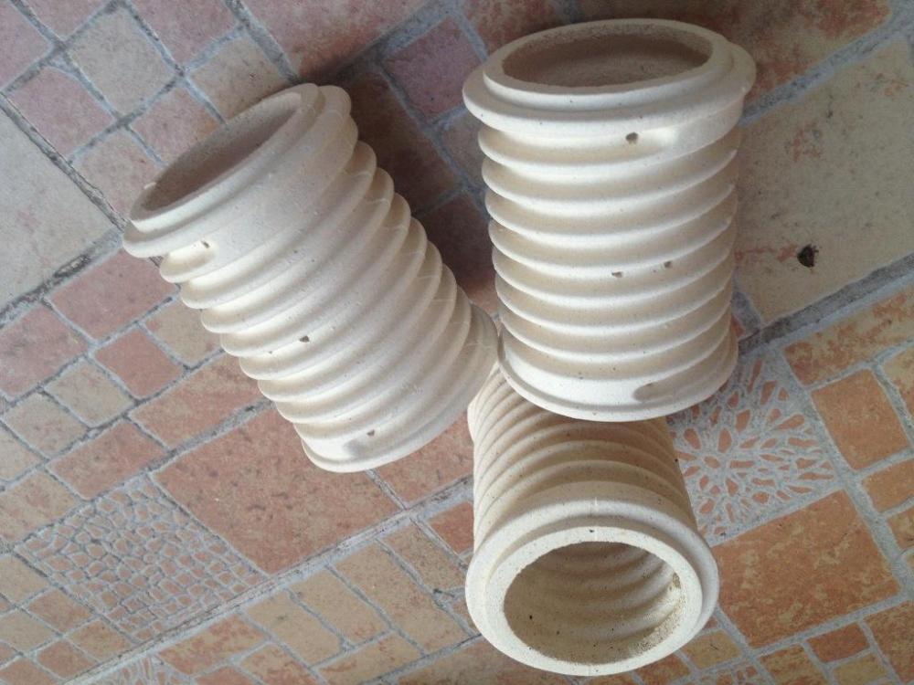 isolamento in allumina ceramica boccola tubo ad alta resistenza