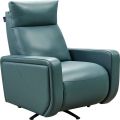 Minimalist Milk Cowhide Electric Back Leisure Chair