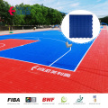 Piastrelle ad incastro Fiba per pavimenti sportivi da basket