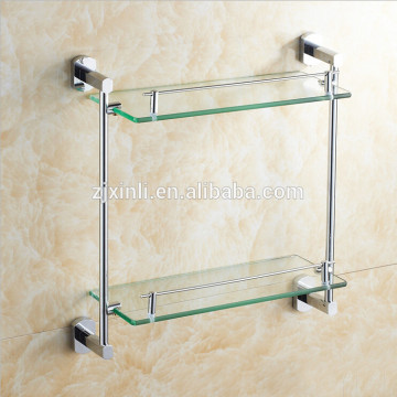 Brass Double Shelf Chrome Finish Bathroom Accessories, X16260P