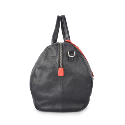 Borsa da viaggio in pelle con cerniera Weekender Bag Unisex