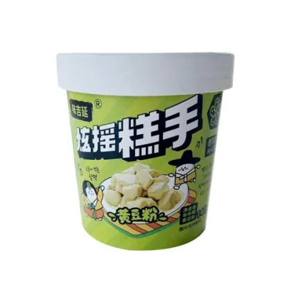 Crafted with Selected Soy Flour Rice Cake