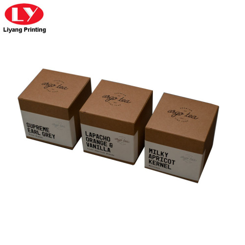 Kraft Paper Tea Packaging Box met huls