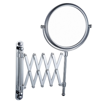 Telescopic Wall-Mounted Double-Sided Magnifying Makeup Bathroom Mirror