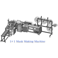 Vollautomatische Einwegvlies-3ply-Gesichtsmaskenmaschine