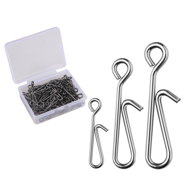 JOHNCOO Fishing Lock Hanging Snap Swivel for Bass and Carp Fishing