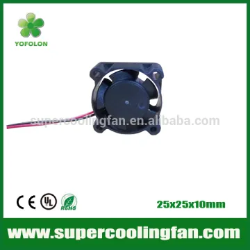 25x25x10mm 5V mini cpu fan 12V Micro electronic dc fan