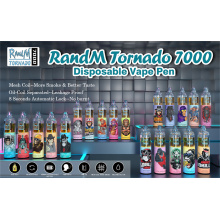 Melhor preço Randm Tornado 7000 Dispositivo vape descartável