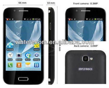 A7100 Android smart phone 4.0 inch android 2.3 SC6820 1.0GHz WiFi FM 4.0 Capacitive Touch Screen dual sim card smart phone