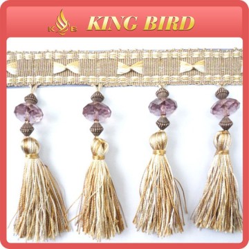 chinese textile accessories fashion cotton tassel for decorative tassel