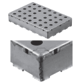 The EMI/RFI shielding metal housing