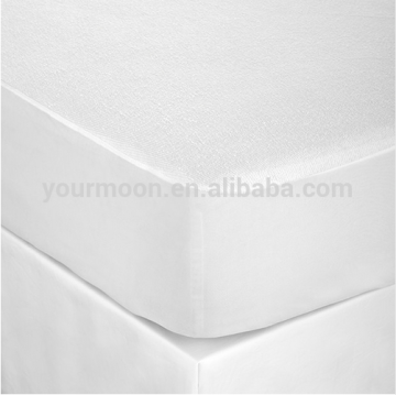 Hot sale home collection premium terry cotton waterproof mattress protector/cover