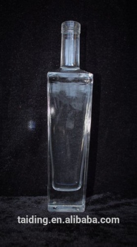 Hotsale square glass perfume bottle Absolut Vodka glass Bottle with High Quality