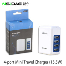 Bärbar USB multi-port laddare