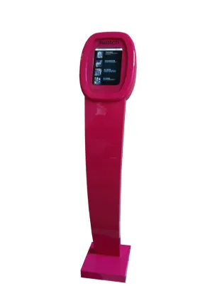 Smart Design Ipad Information Free Standing Kiosk With Water-proof For Information Release