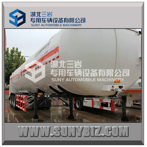 Three axles LPG tank semi trailer lpg fill station truck