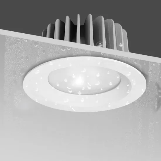 6500K Smart Adjustable IP54 Waterproof LED Downlights: 10W to 55W Recessed Lamps for Hotel Ceilings - Dimmable with COB Technology